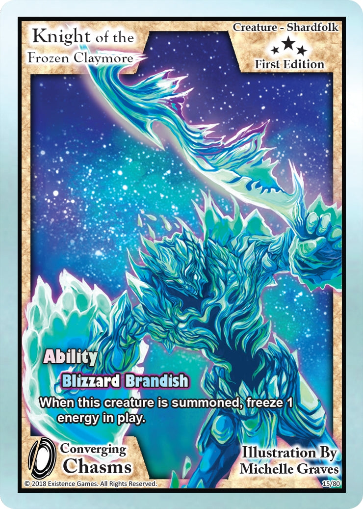 Knight of Frozen Claymore (15) [ECC] - Exodus TCG Single