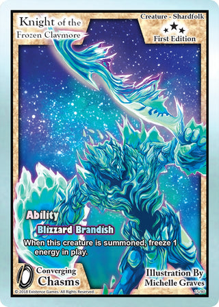 Knight of Frozen Claymore (15) [ECC] - Exodus TCG Single