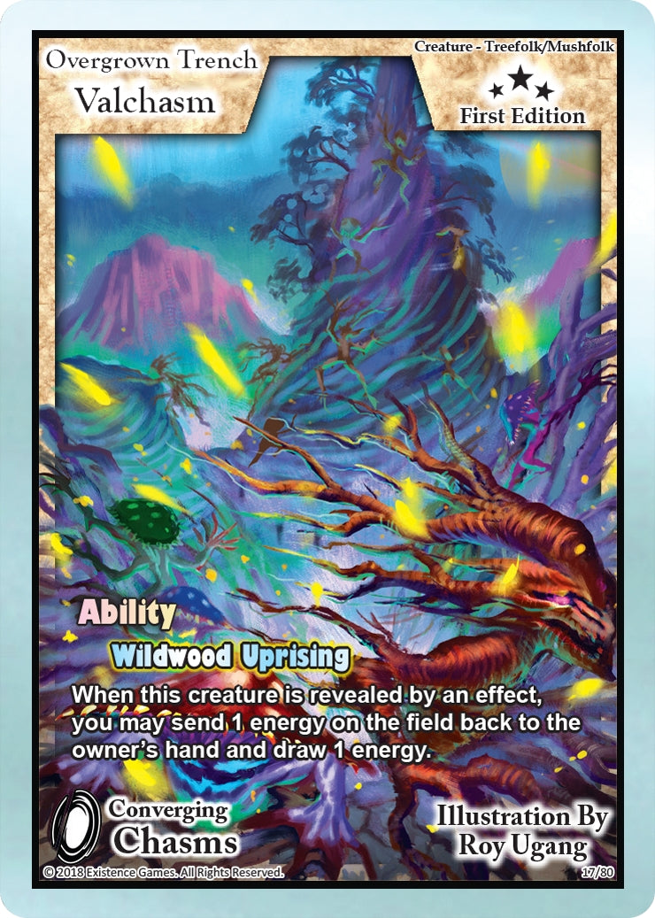 Overgrown Trench Valchasm (17) [ECC] - Exodus TCG Single