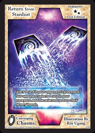 Return from Stardust (35) [ECC] - Exodus TCG Single