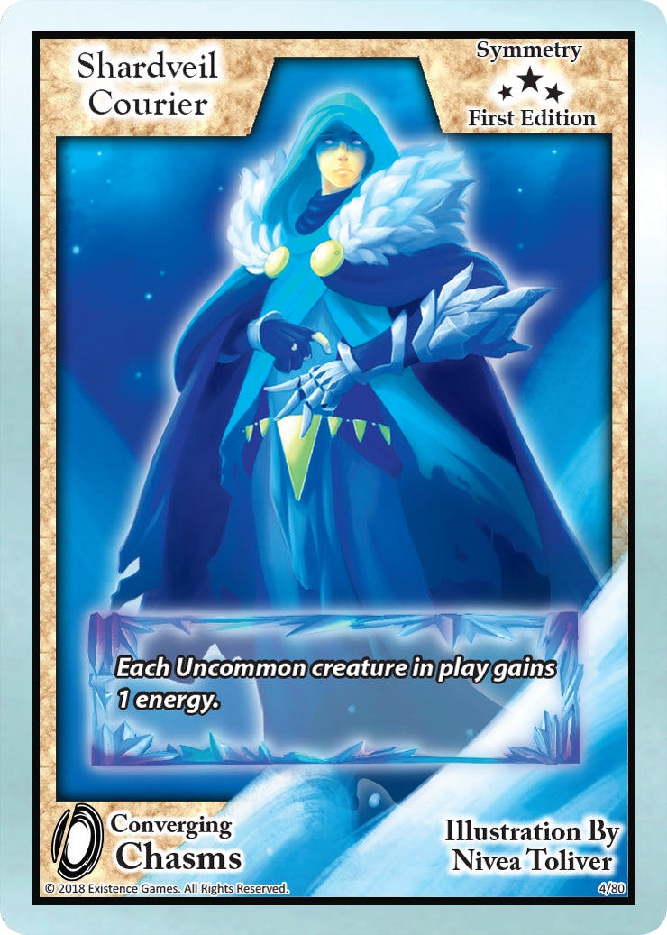 Shardveil Courier (4) [ECC] - Exodus TCG Single