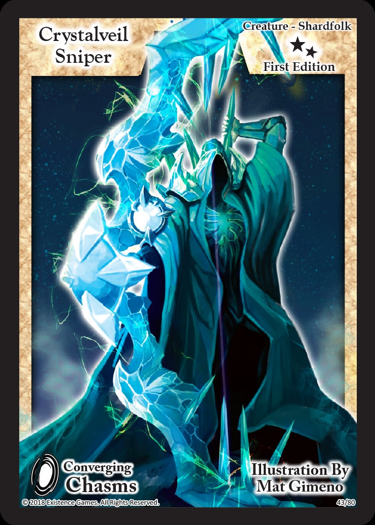 Crystalveil Sniper (43) [ECC] - Exodus TCG Single