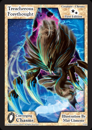 Treacherous Forethought (53) [ECC] - Exodus TCG Single