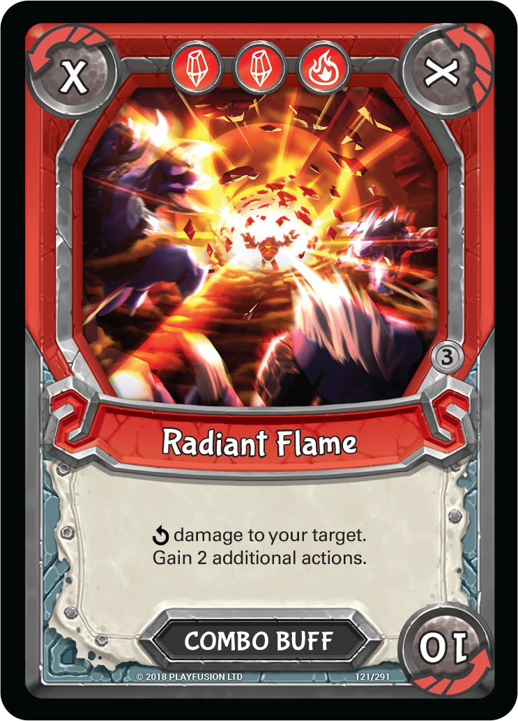 Radiant Flame (Claimed) (121) [KIN] - Lightseekers TCG Single