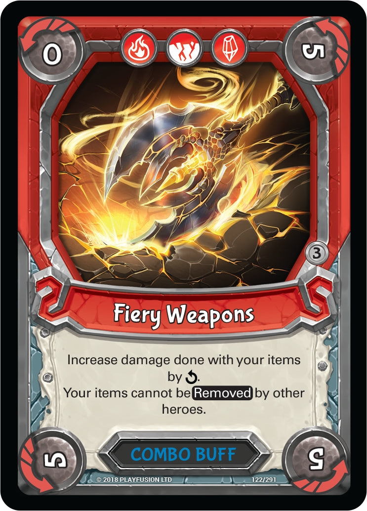 Fiery Weapons (Unclaimed) (122) [KIN] - Lightseekers TCG Single