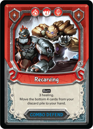 Recarving (Unclaimed) (123) [KIN] - Lightseekers TCG Single