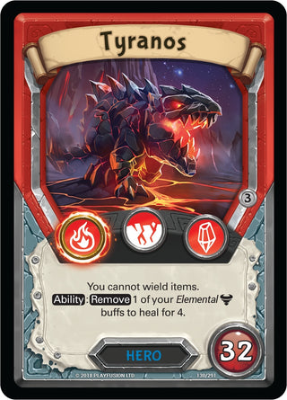 Tyranos (Claimed) (130) [KIN] - Lightseekers TCG Single