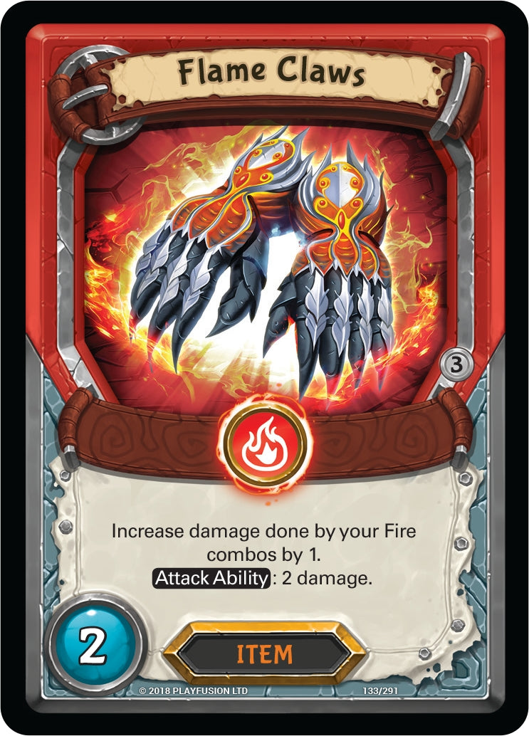 Flame Claws (Unclaimed) (133) [KIN] - Lightseekers TCG Single