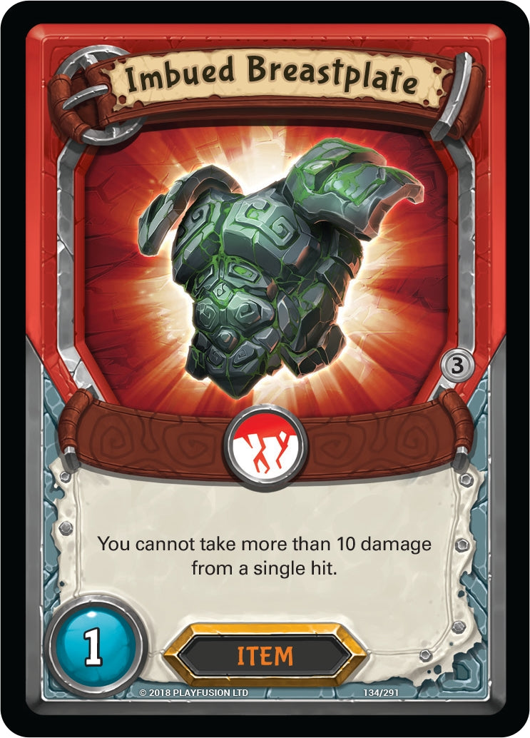 Imbued Breastplate (Claimed) (134) [KIN] - Lightseekers TCG Single