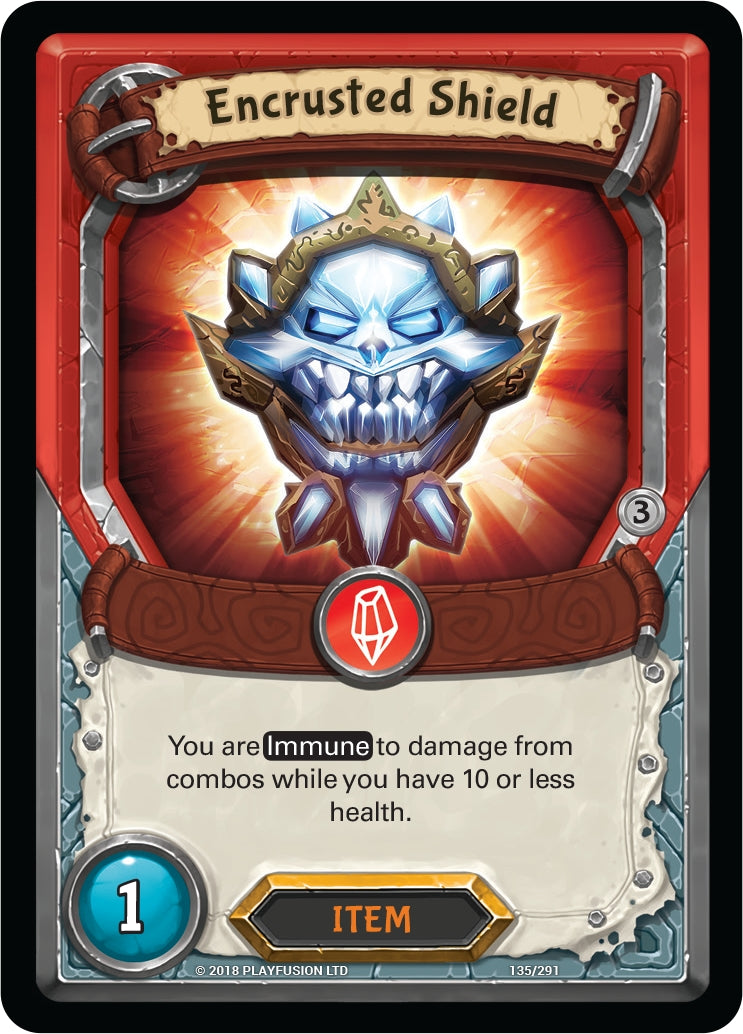 Encrusted Shield (Claimed) (135) [KIN] - Lightseekers TCG Single