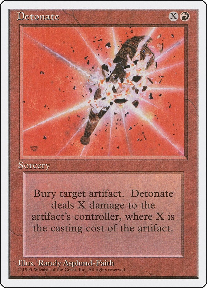 Detonate [4ED] - MTG Single