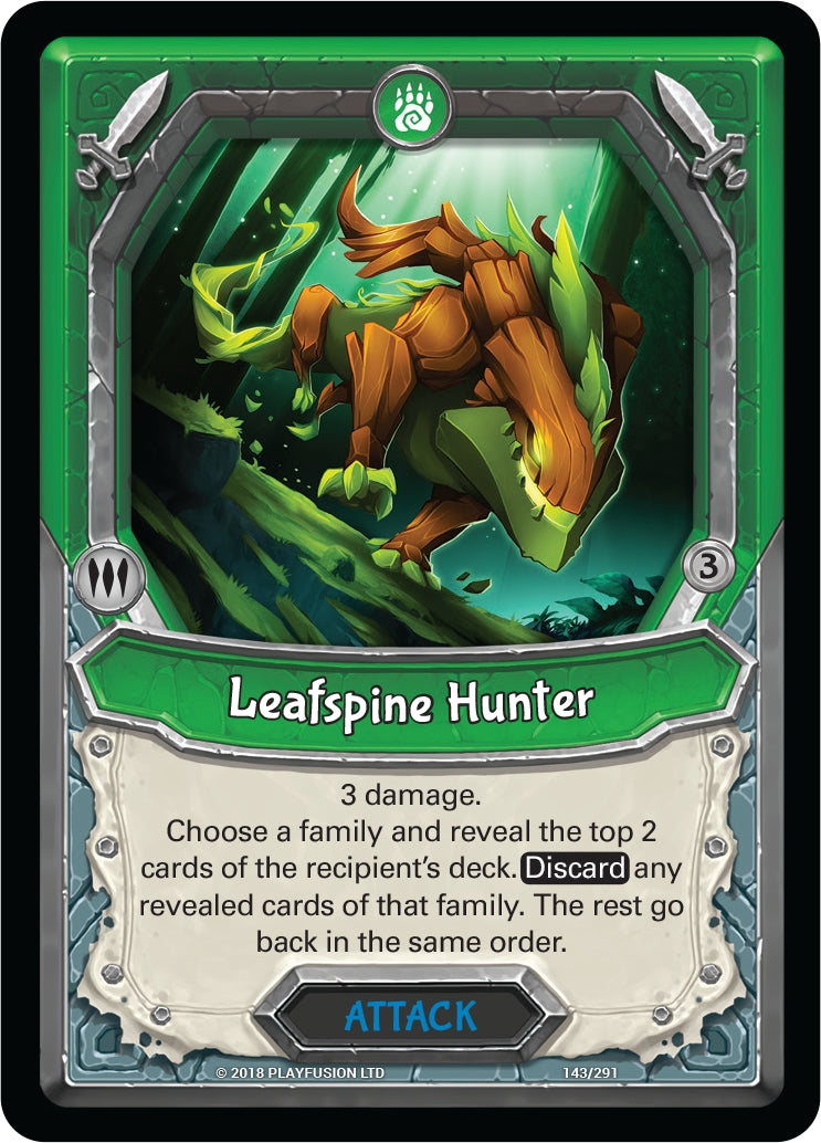 Leafspine Hunter (Claimed) (143) [KIN] - Lightseekers TCG Single