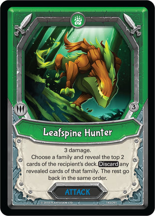 Leafspine Hunter (Unclaimed) (143) [KIN] - Lightseekers TCG Single