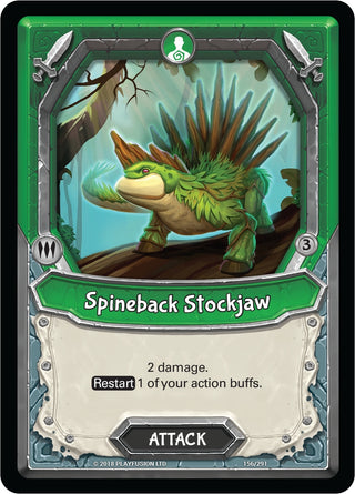 Spineback Stockjaw (Claimed) (156) [KIN] - Lightseekers TCG Single