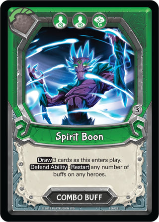 Spirit Boon (Claimed) (166) [KIN] - Lightseekers TCG Single
