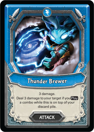Thunder Brewer (Unclaimed) (183) [KIN] - Lightseekers TCG Single