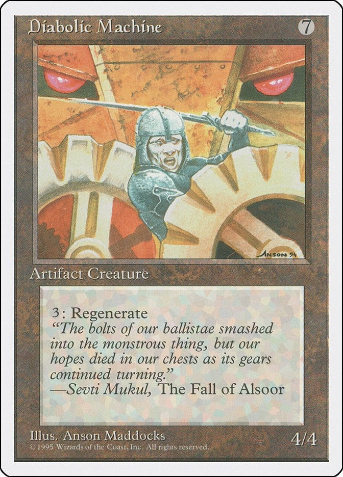 Diabolic Machine [4ED] - MTG Single
