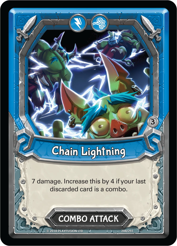 Chain Lightning (Unclaimed) (208) [KIN] - Lightseekers TCG Single