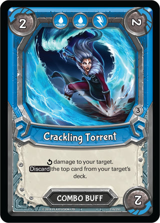 Crackling Torrent (Claimed) (210) [KIN] - Lightseekers TCG Single