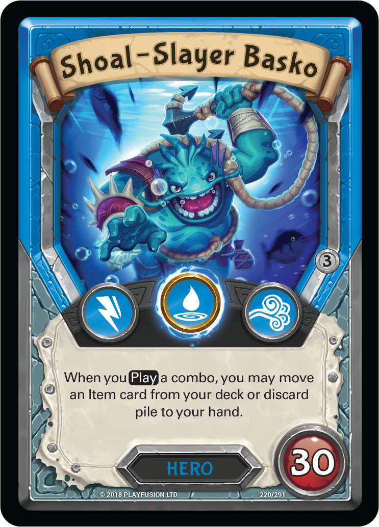 Shoal-Slayer Basko (Claimed) (220) [KIN] - Lightseekers TCG Single