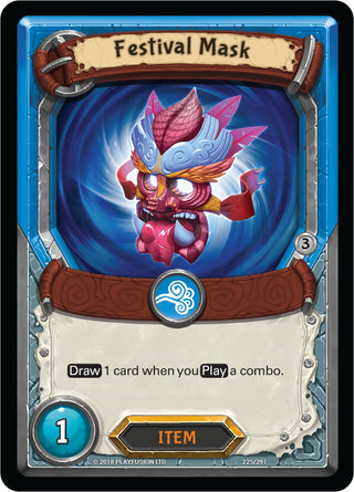 Festival Mask (Claimed) (225) [KIN] - Lightseekers TCG Single
