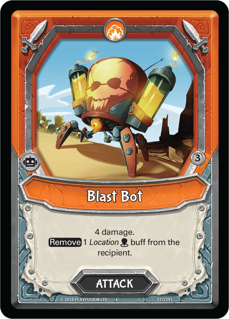 Blast Bot (Claimed) (227) [KIN] - Lightseekers TCG Single