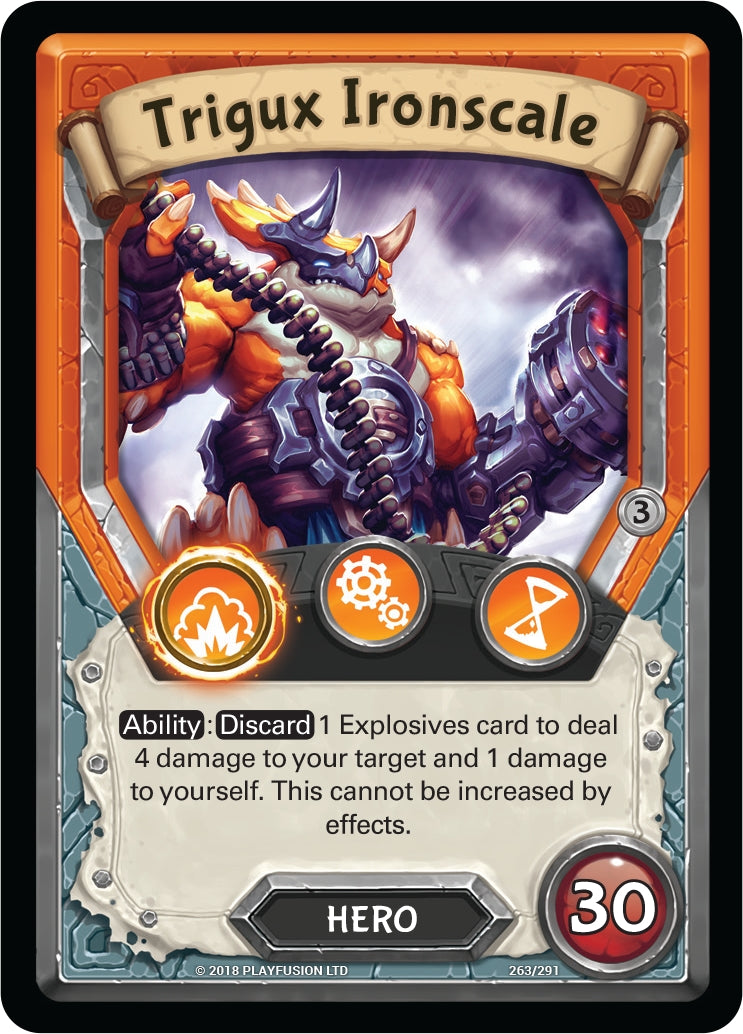 Trigux Ironscale (Unclaimed) (263) [KIN] - Lightseekers TCG Single