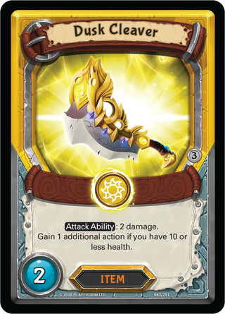 Dusk Cleaver (Unclaimed) (43) [KIN] - Lightseekers TCG Single