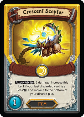 Crescent Scepter (Claimed) (44) [KIN] - Lightseekers TCG Single