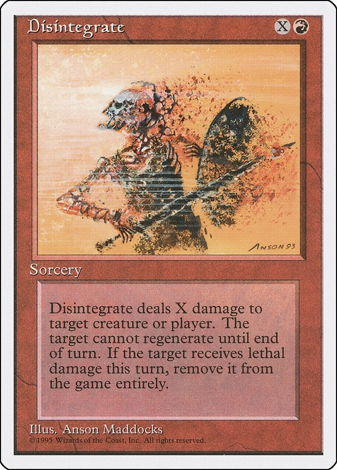 Disintegrate (203) [4ED] - MTG Single