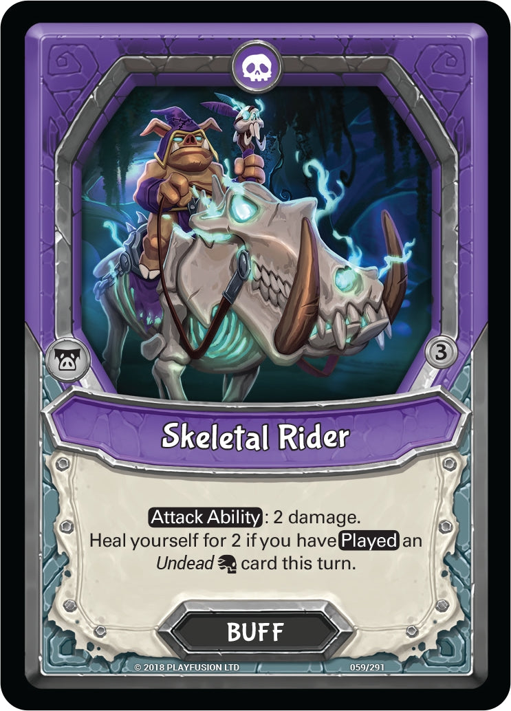 Skeletal Rider (Claimed) (59) [KIN] - Lightseekers TCG Single