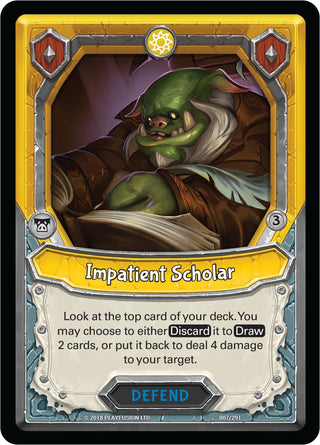Impatient Scholar (Unclaimed) (7) [KIN] - Lightseekers TCG Single