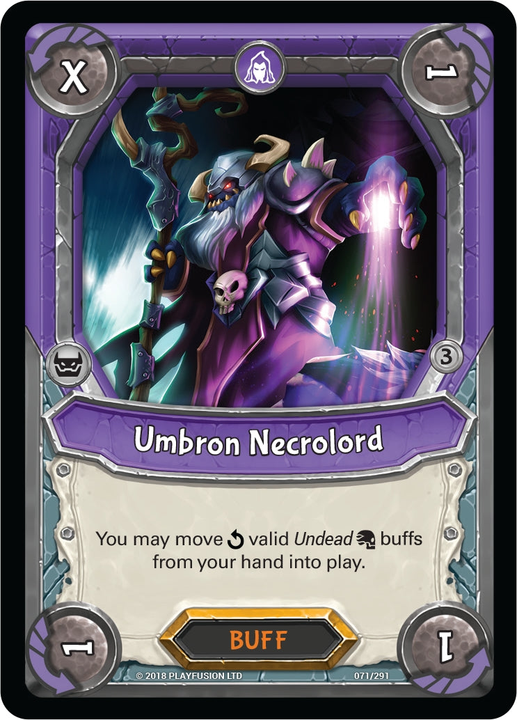 Umbron Necrolord (Unclaimed) (71) [KIN] - Lightseekers TCG Single
