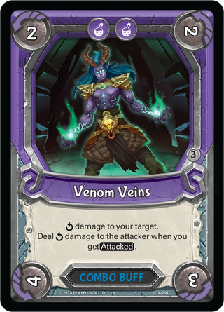 Venom Veins (Claimed) (74) [KIN] - Lightseekers TCG Single