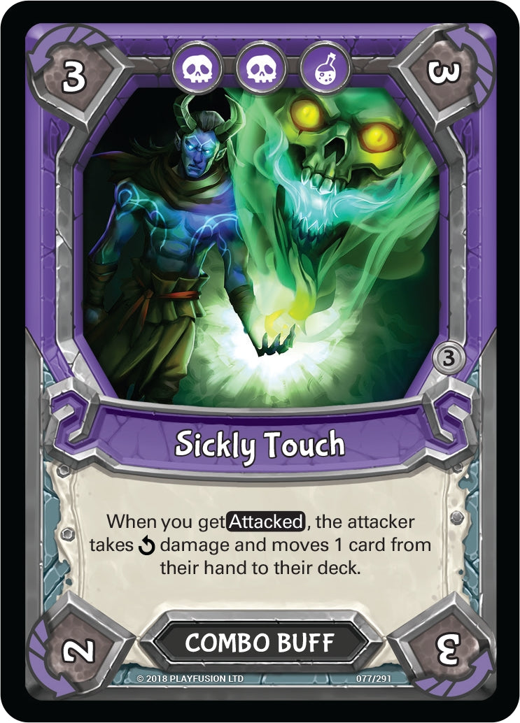 Sickly Touch (Claimed) (77) [KIN] - Lightseekers TCG Single
