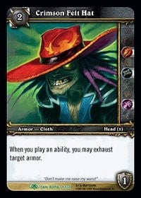 Crimson Felt Hat - WoW Single