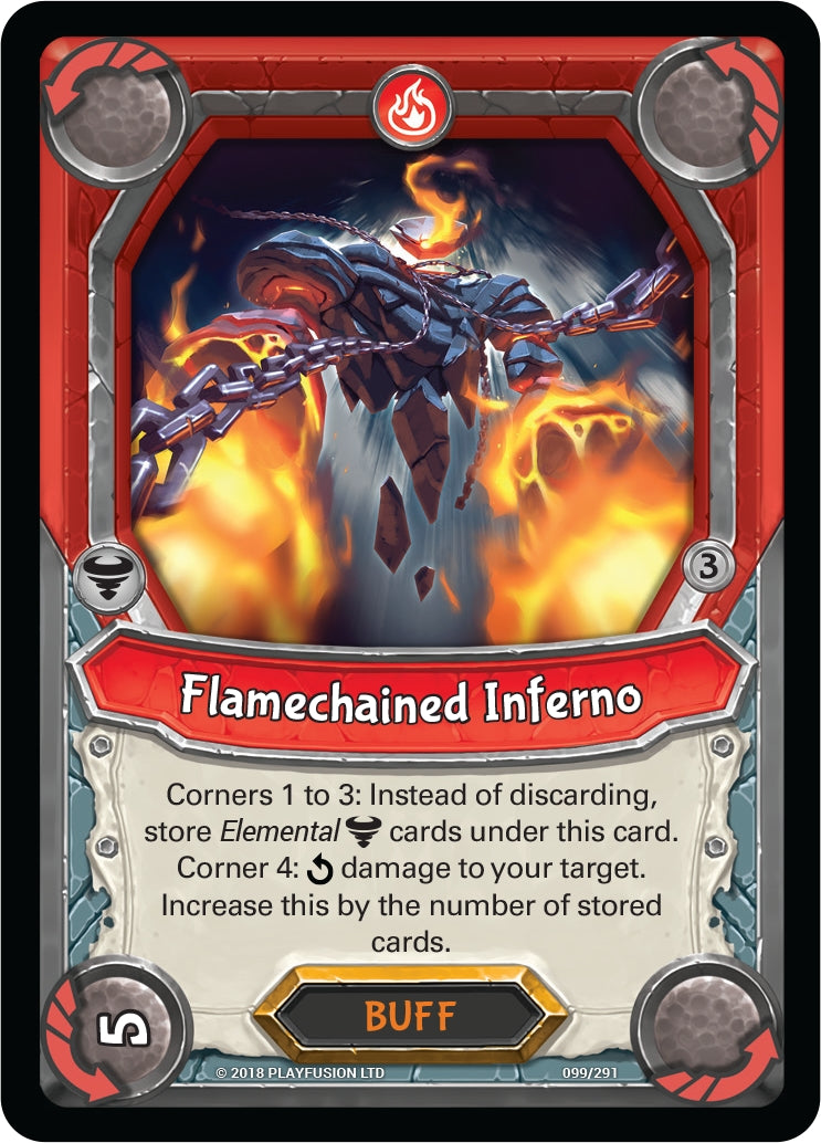 Flamechained Inferno (Claimed) (99) [KIN] - Lightseekers TCG Single