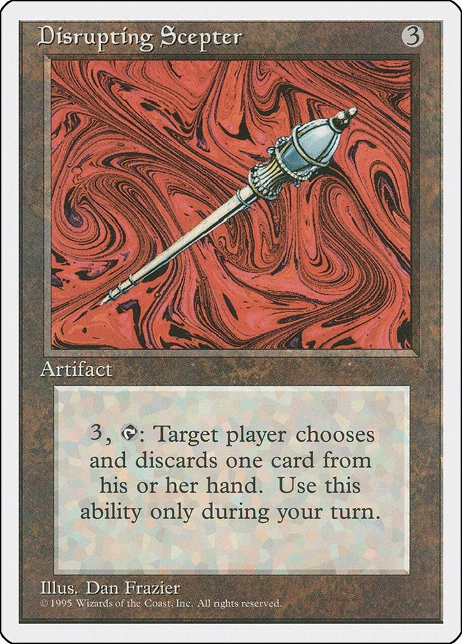 Disrupting Scepter [4ED] - MTG Single