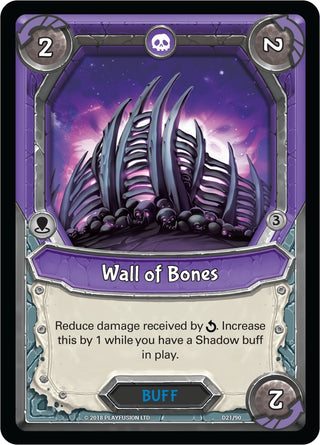 Wall of Bones (Claimed) (21) [KIN] - Lightseekers TCG Single