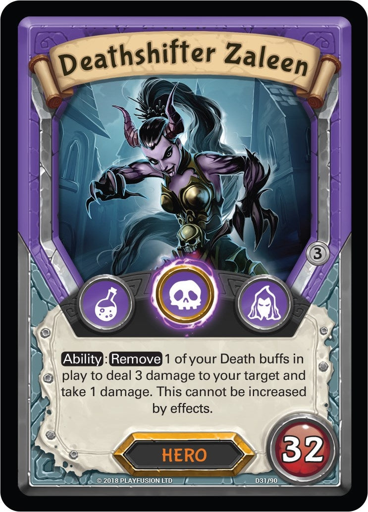 Deathshifter Zaleen (Claimed) (31) [KIN] - Lightseekers TCG Single