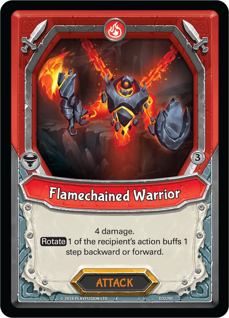 Flamechained Warrior (Claimed) (32) [KIN] - Lightseekers TCG Single