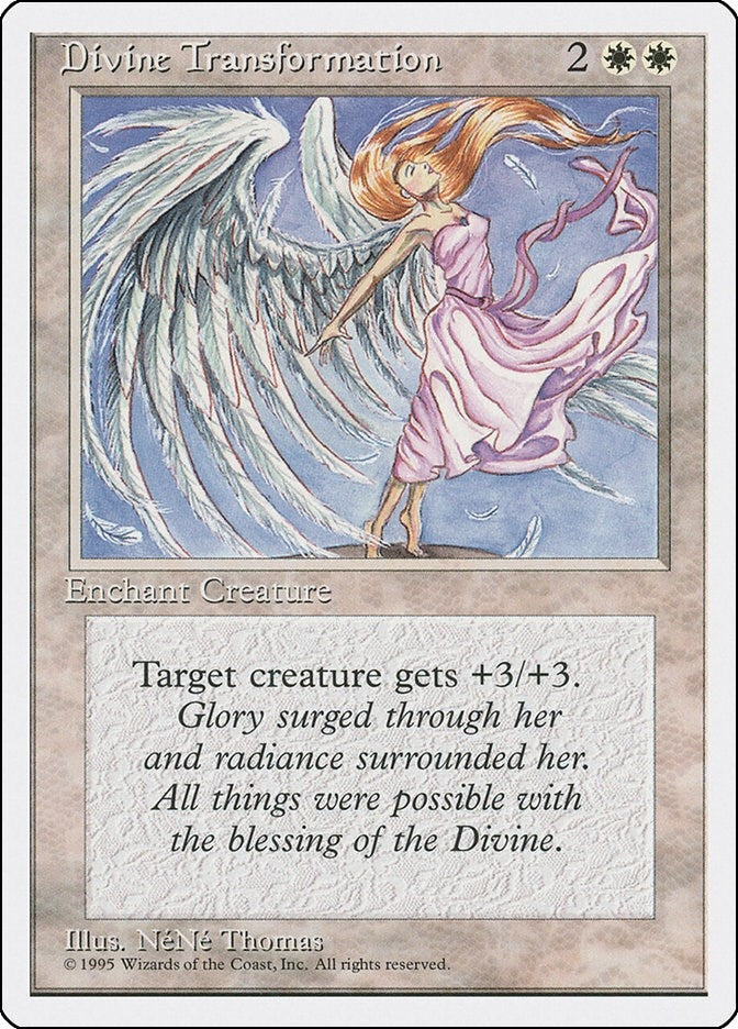Divine Transformation [4ED] - MTG Single