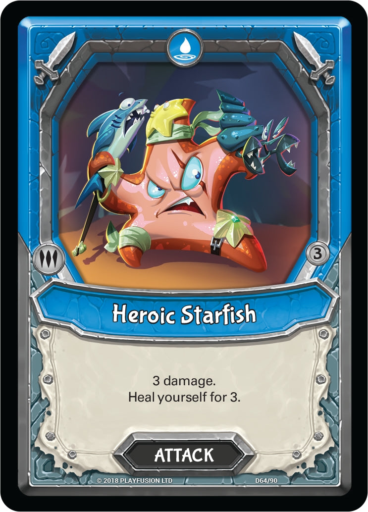 Heroic Starfish (Claimed) (64) [KIN] - Lightseekers TCG Single