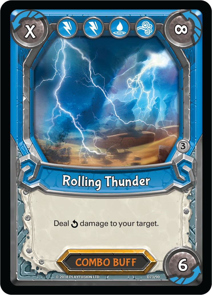 Rolling Thunder (Claimed) (73) [KIN] - Lightseekers TCG Single