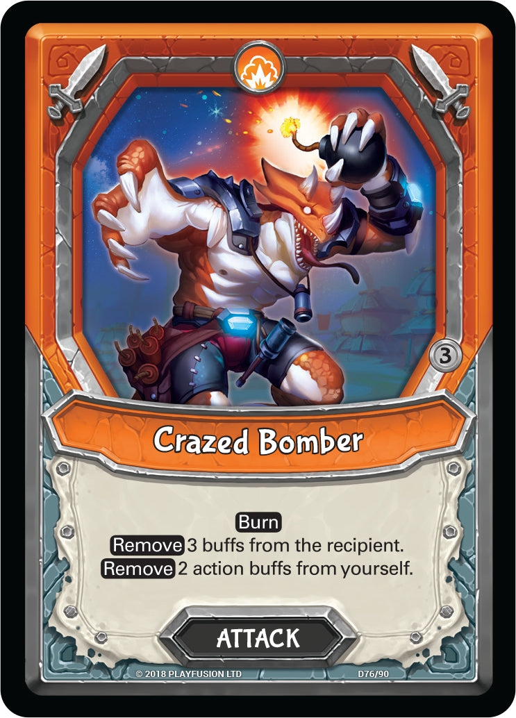 Crazed Bomber (Claimed) (76) [KIN] - Lightseekers TCG Single