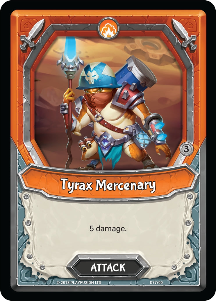 Tyrax Mercenary (Claimed) (77) [KIN] - Lightseekers TCG Single