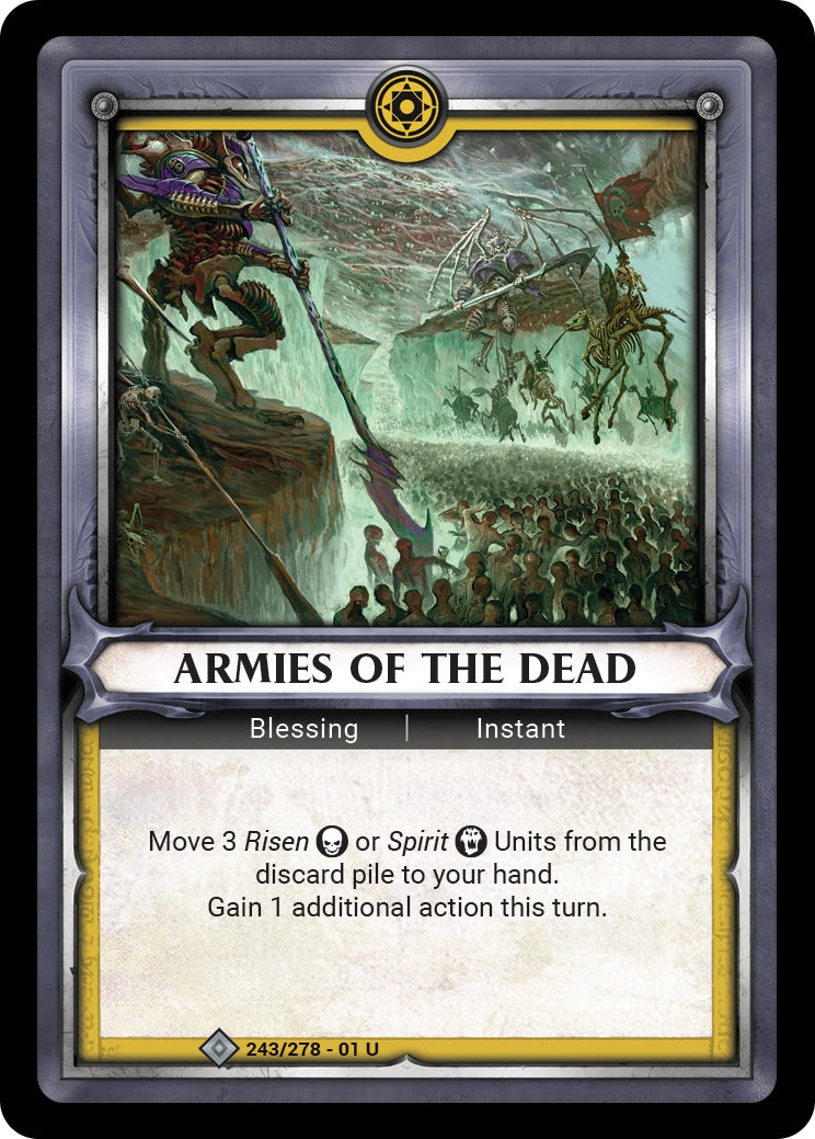 Armies of the Dead (Claimed) (WHAOSC) - Warhammer Age of Sigmar Champions TCG Single