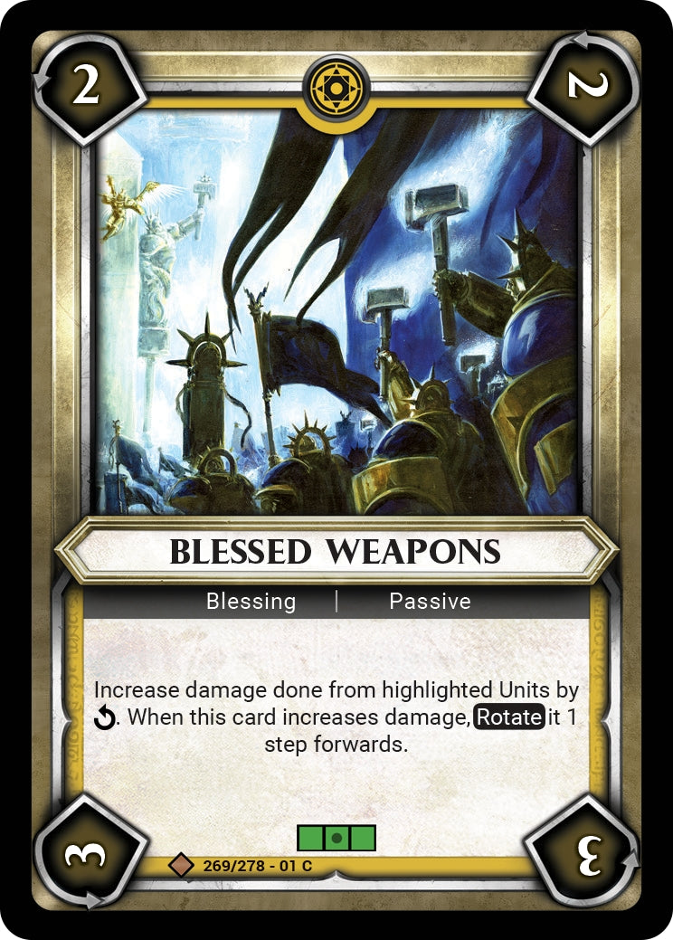 Blessed Weapons (Claimed) (WHAOSC) - Warhammer Age of Sigmar Champions TCG Single