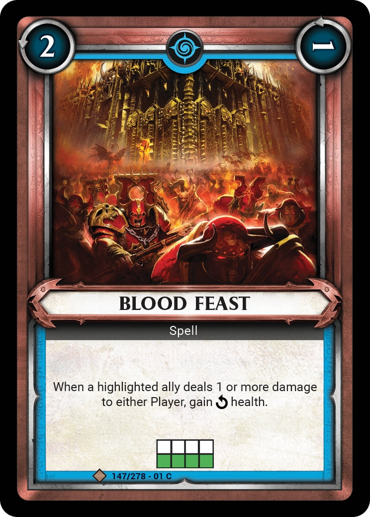 Blood Feast (Unclaimed) (WHAOSC) - Warhammer Age of Sigmar Champions TCG Single