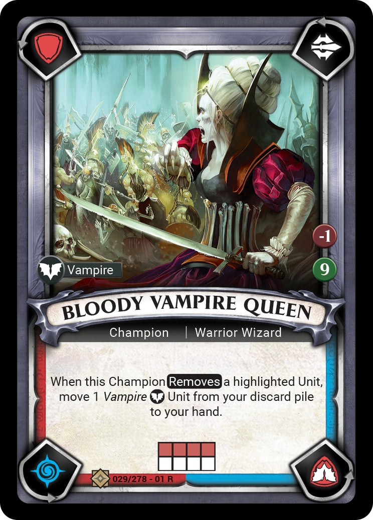 Bloody Vampire Queen (Unclaimed) (WHAOSC) - Warhammer Age of Sigmar Champions TCG Single